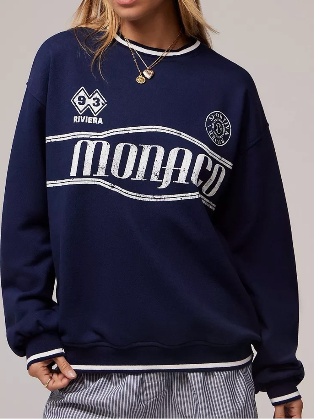 Urban Outfitters Monaco Graphic Sweatshirt